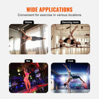 Sihao Professional Dancing Pole Spinning Static Dancing Pole Kit Portable Removable Pole 45mm Heavy-Duty Stainless Steel Pole