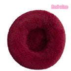 Super Soft Pet Cat Bed Plush Full Size Washable Calm Bed Donut Bed Comfortable Sleeping Artifact Suitable For Winter