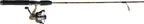 Camo Spinning Reel and Fishing Rod Combo, 6'6" Medium Power with 7-Year Warranty