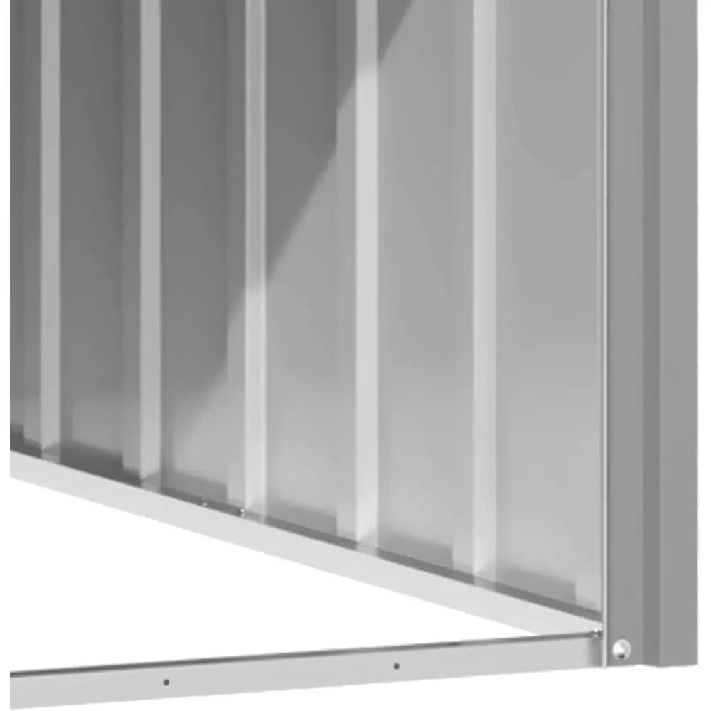Galvanised Steel Grey 116.5 x 153 x 81.5 cm Type 1 Dog Kennels Product for Pets and Animals