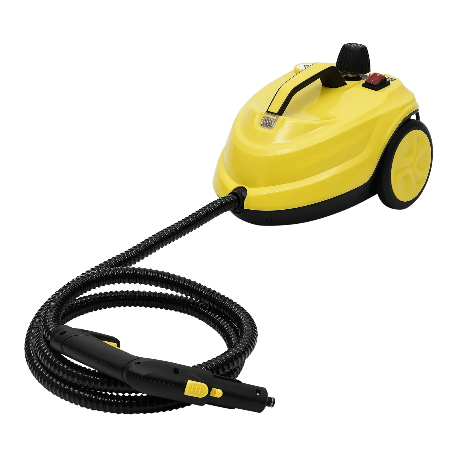 2000 W Steam Cleaner, 110 V High Pressure Steamer Handheld Steam Cleaner for Kitchens Bathrooms Car Interiors Cleaning (Yellow)