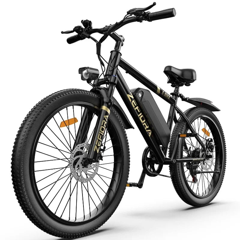 Zefiora M10 Mountain Electric Bike 26 Inch 500w 48v Comes With A Mobile Phone Holder/lock,Free Local Shipping Certified Ul2849