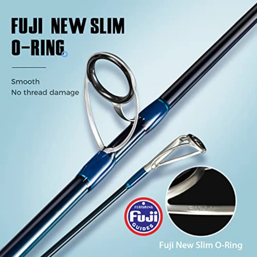 Surf Spinning Rod Full Carbon Surf Fishing Rod with Fuji Guide for Beach and Pier Fishing LongRange Casting Performanc