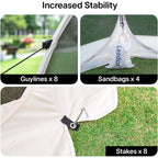 Screen House Gazebo, Pop Up Igloo Screened Canopy Tent with Mosquito Netting Sides, Instant UV Resistant Sun Shelter for Garden