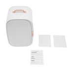 12 L Cosmetic Refrigerator, Beauty Fridge for Cosmetic Storage, for storing Facial Masks, Perfumes, Lipsticks, Makeup (White)
