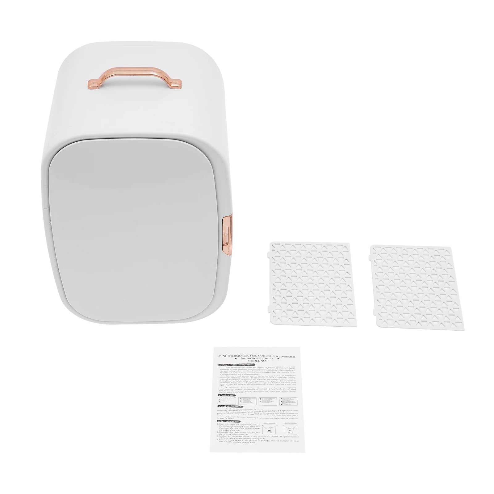 12 L Cosmetic Refrigerator, Beauty Fridge for Cosmetic Storage, for storing Facial Masks, Perfumes, Lipsticks, Makeup (White)
