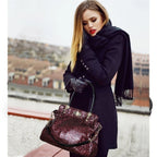 designer bag luxury woman genuine leather bag woman Leopard print ladies handbags Large Capacity soft leather shoulder bag