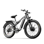 Shengmilo S600 Adults Electric Bike 2000w Dual Motor Electric Dirt Bike 48V 17.5AH Battery 26 inch Fat Tire Bicycle Electric