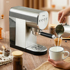 Espresso machine household small 20bar semi-automatic extraction stainless steel steam milk foam  coffee maker
