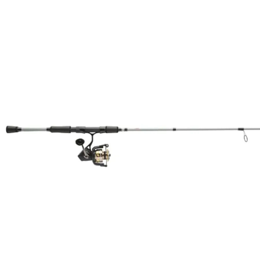 Battle IV Spinning Reel and Fishing Rod Combo for Saltwater and Freshwater Fishing with High-Performance Gear System Durab