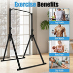 Pull Up Bar for Home Gym Strength Training Equipment, Adjustable Height Home Pull Up Bar,Triangular Pull Up Station 200KG