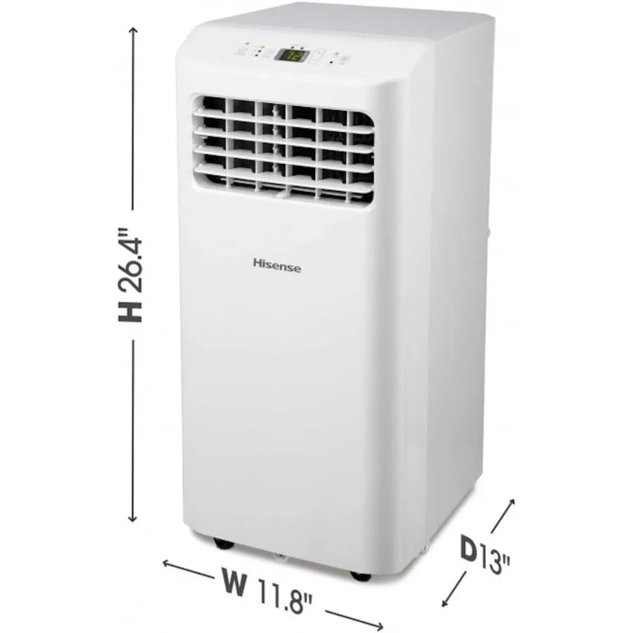 AP0522CR1W 5000-BTU Portable Air Conditioner 115-Volt Vented Renewed for Home Office Use in White with Energy-Efficient Cooling