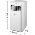 AP0522CR1W 5000-BTU Portable Air Conditioner 115-Volt Vented Renewed for Home Office Use in White with Energy-Efficient Cooling