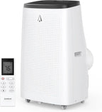 14000 BTU Portable Air Conditioner, 4-In-1 Energy Efficient Room Air Conditioner w/Remote/Fan/Dehumidifier, Cools Up to 750 Sq.