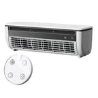 Wall-Mounted Air Cooling Fan Adjustable Wind 3 Speeds Table Fan Rechargeable Fan Remote Control for Home Kitchen Bedroom Office