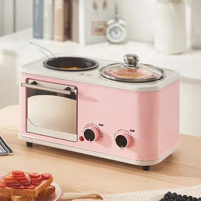 Multifunction Sandwich Makers Mini Bread Toaster Baking Ovens Fry Pan Electric 3 in 1 Breakfast Makers for Household