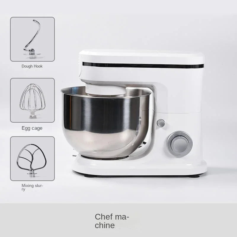 220V 8L Capacity Dough Mixer, Automatic Mixing and Kneading, Household Cream Beater, All-In-One Kitchen Assistant A