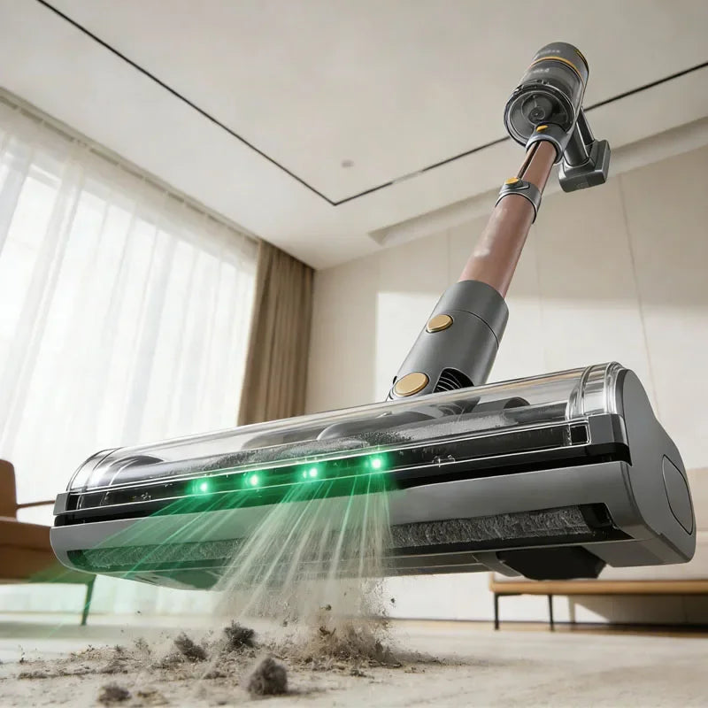 Stick Cordless Vacuum Cleaner Powerful Smart Sweeper Handheld Dust Cleaner for Home Carpet Car Pet Removable Battery Portable