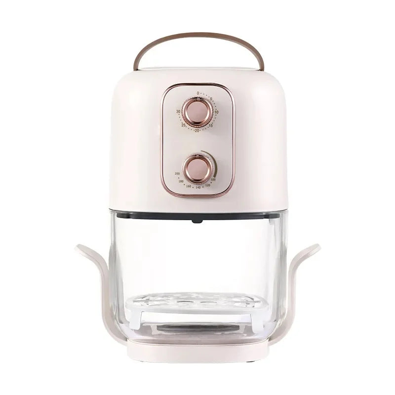 Transparent Visual Air Fryer 8 in 1 Oil-free Electric Fryer Low Fat Electric Oven Quickly Cook Oil-free Healthy Meals