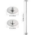 Sihao Professional Dancing Pole Spinning Static Dancing Pole Kit Portable Removable Pole 45mm Heavy-Duty Stainless Steel Pole
