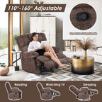 Oversized Swivel Rocker Recliner Chair for Living Room for Adults