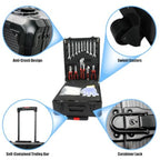 899 Piece Tool Set Household Hand Tool Set Basic Tool Set Complete Tool Box Set House Tool Kit Set Home Tool Set Rolling Tool B