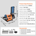 SucceBuy Belt Disc Sander Combo with 5A/4.3A/2.5A Induction Motor Belt Sanding Machine Woodworking Deburring Grinder Combo Bench