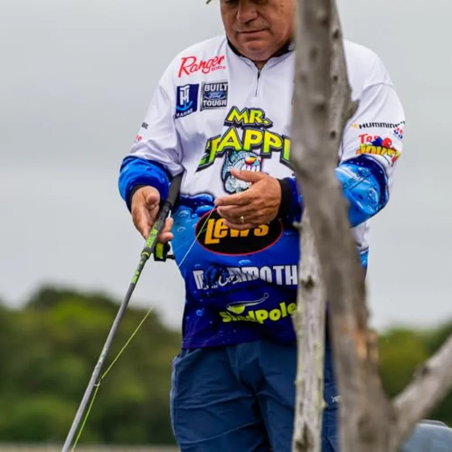 Wally Marshall Pro Target Series Spinning Fishing Rod IM8 Graphite Blank with Winn DriTac Split Grip Handle for Precision Casti