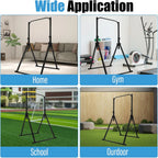 Pull Up Bar for Home Gym Strength Training Equipment, Adjustable Height Home Pull Up Bar,Triangular Pull Up Station 200KG