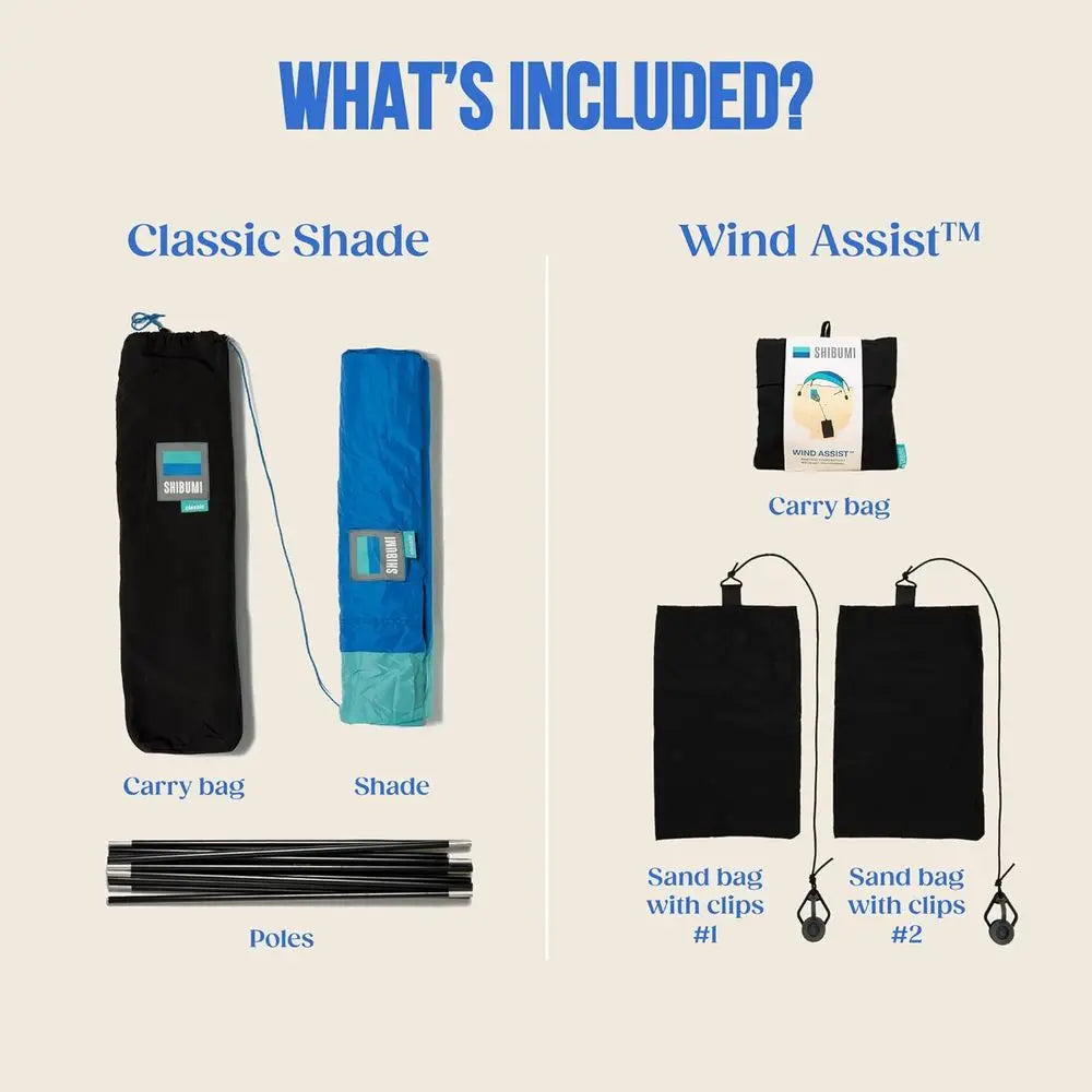 Quick Setup Wind-Resistant Beach Tent | 150 Sq. Ft. Coverage | Accommodates 8 | UPF 50+ Sun Block