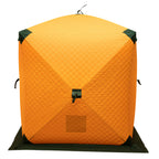 Orange/Blue/Red/Camouflage Ice Fishing Tent Outdoor Square Thermal Shelter Dual Zipper Windproof Tent for Camping Hiking Fishing