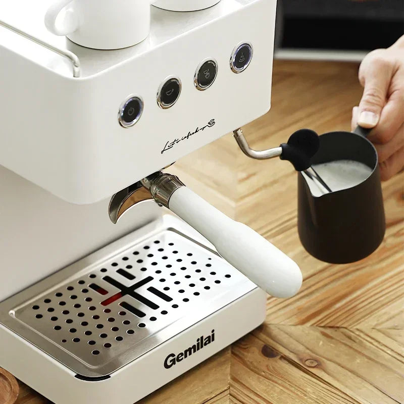220V Gemini CRM3005G Home Coffee Machine Semi Automatic Office Small Italian Concentrated Steam AD