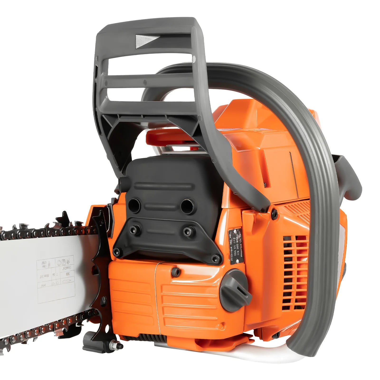 Gasoline Chain Saw, Gas ChainSaw, 24 Inch 72cc Powerful Wood Cutting Machine, Alloy Guide Bar, Heavy Duty Logging Tool