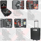 899 Piece Tool Set Household Hand Tool Set Basic Tool Set Complete Tool Box Set House Tool Kit Set Home Tool Set Rolling Tool B