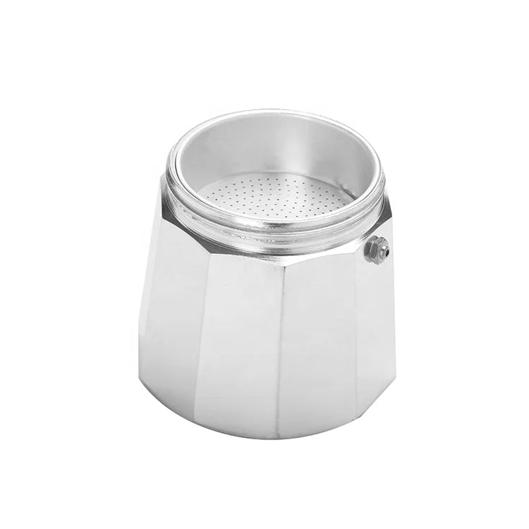 Customizable Black/Red Stovetop Espresso Coffee Maker Hygienic Classical Borosilicate Moka Pot