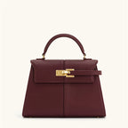 PEI Women's Handbag Elise Designer Fashion 2025 New Burgundy Handbag Large Square Crossbody Bag High-end Women's Bag