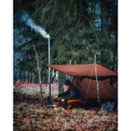 Backwoods Bungalow Bushcraft Shelter 2.0 Ultralight Backpacking Tent with with Porch for Camping Hiking Backpacking Motorcycle