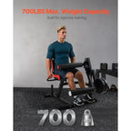 Leg Press Machine 700/550/440 LBS Capacity Lower Body Special Leg Machines Adjustable Leg Strength Workout for High-Intensity