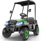 LIGIANT 24V 4-Seater Ride On Golf Cart for Big Kids, 4WD, 264 Lbs Load, Remote, Music, Suspension, Christmas Gift for Kids