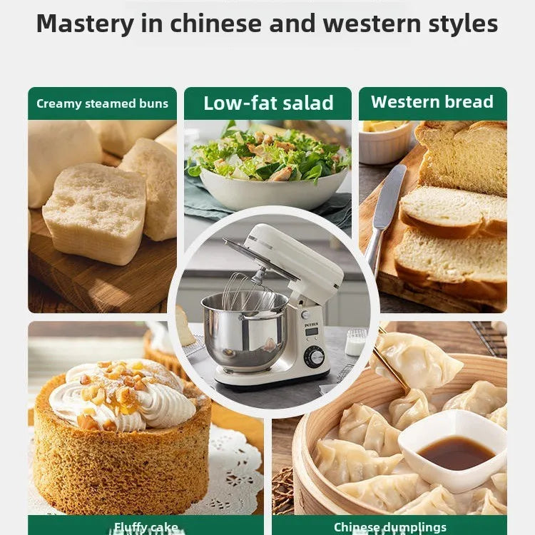 Fully Automatic Chef Machine Multifunctional Bread Mixer Dough Kneading Machine for Home Use tostadora de pan  kneading machine