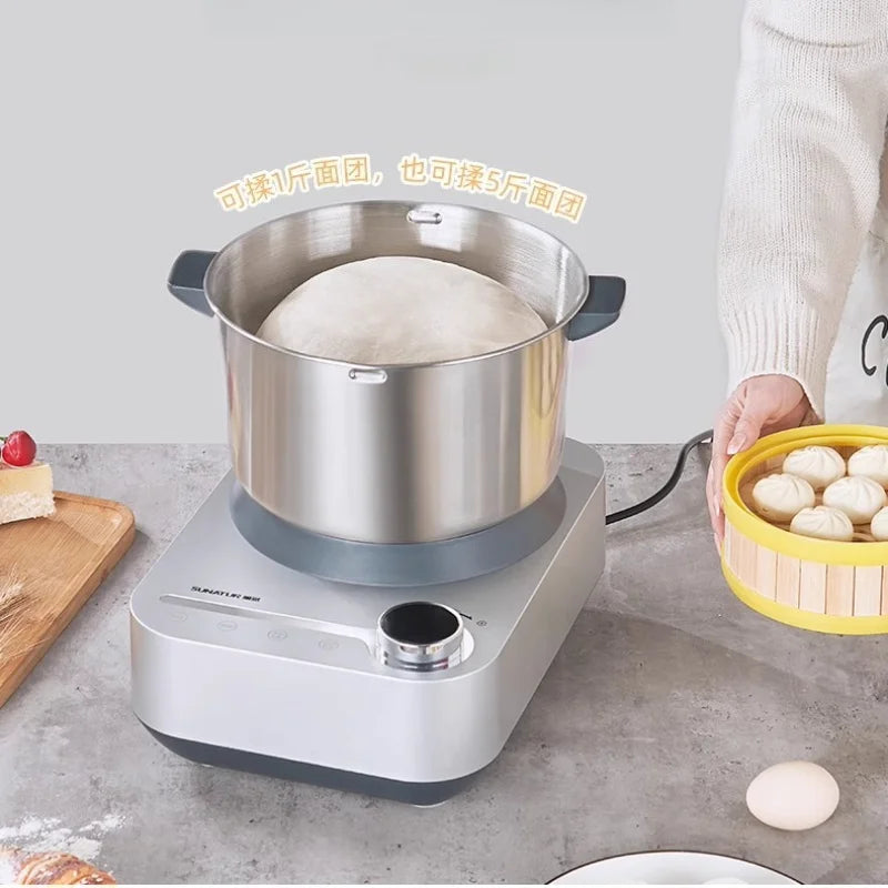 Automatic Small Dough Mixer - Home & Commercial Chef Machine, 2000W Power for Kneading & Constant Temperature Fermentation