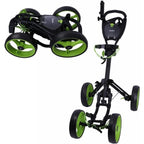 Response Deluxe 4 Wheel Golf Cart for Outdoor Use Black Frame with Durable Steel Construction High-Performance Electric Drive S