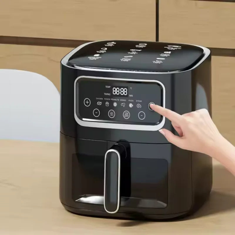 2025 New 7L Digital LED Display Home and Commercial Air Fryer Smart Oil-free Home Cooking Fryer