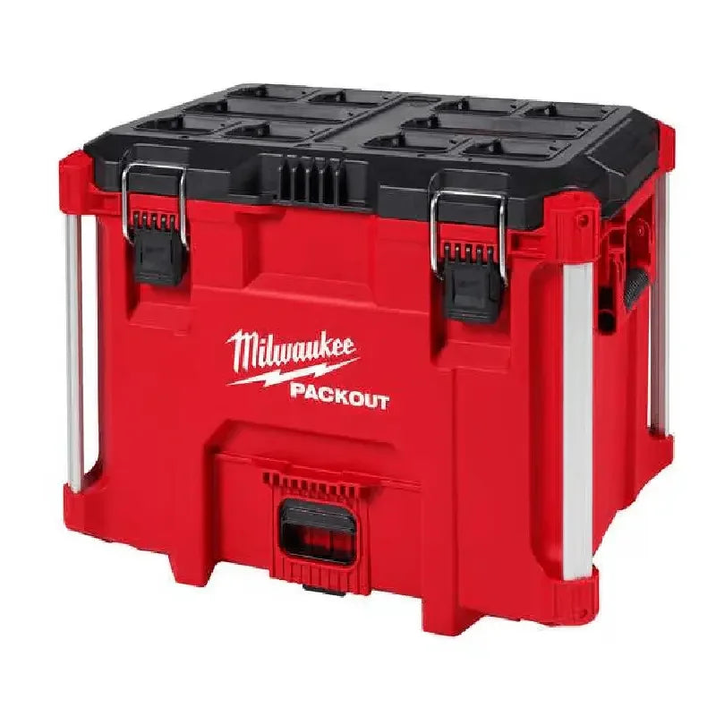 PACKOUT XL Tool Box, Impact-Resistant, Polymer, Black/Red, 22 in W x 16 in D x 19 in H