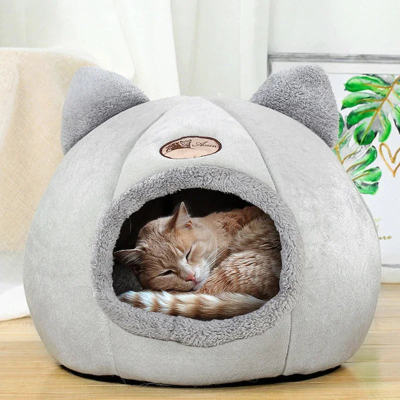 Bed Cats Winter Warm And Cold Proof Pet Home Nest Cat Accessories Cat Cave Bed Cat House Pet Supplies