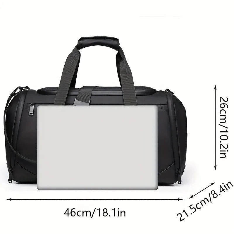 Large Capacity Travel Duffel Bag - Durable Oxford Cloth, Spacious & Stylish Overnight Sports Gym Bag with Multiple  good