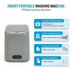 Portable Washing Machine, Mini Compact Washer & Dryer Combo, Small Countertop Laundry for Apartments & RVs, Hand Wash Clothes