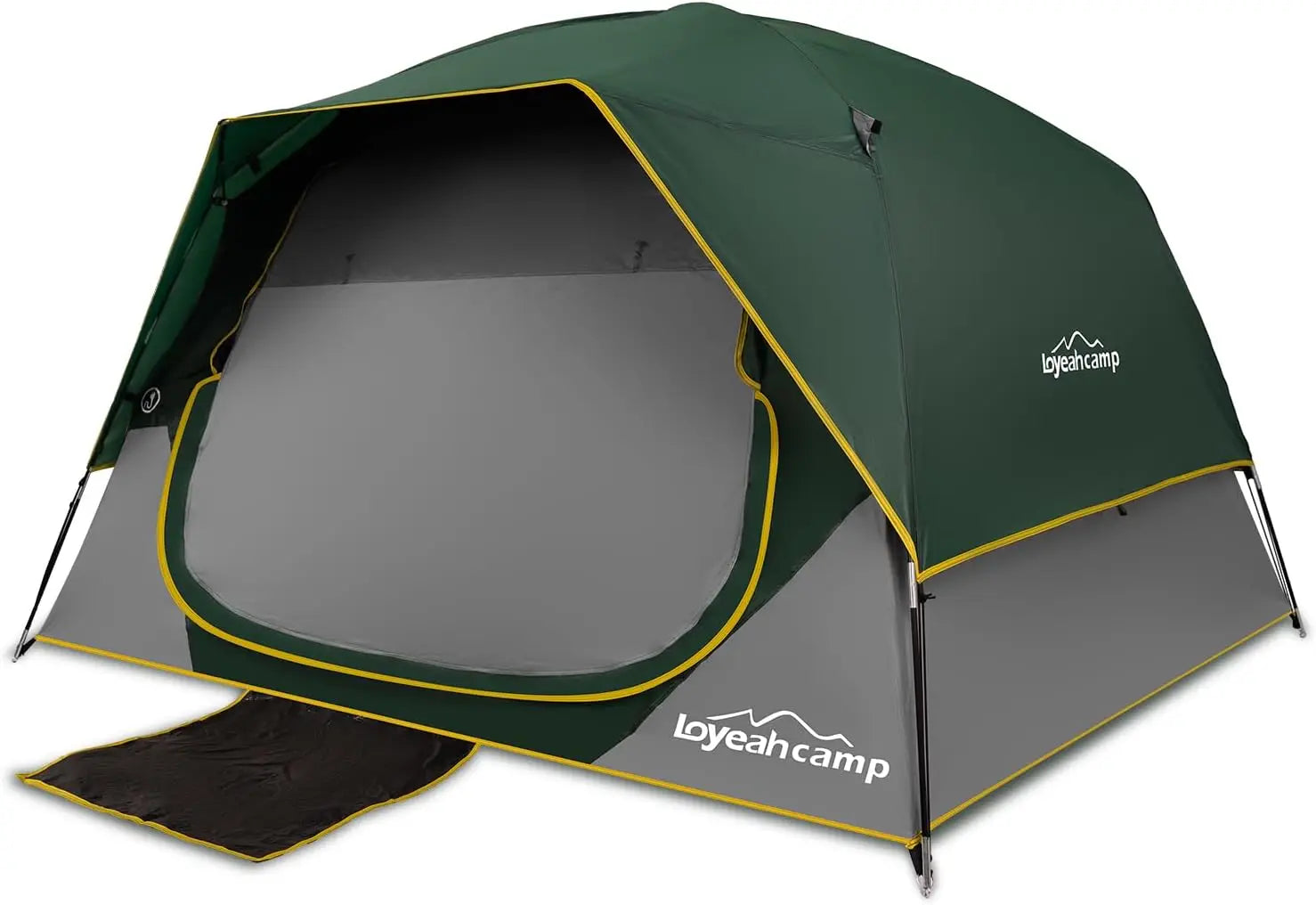 Tents 4 Person Camping Tent, Easy Setup Waterproof Family Tents for Camping, Portable Dome Tent for Outdoor Camping with Rainfly