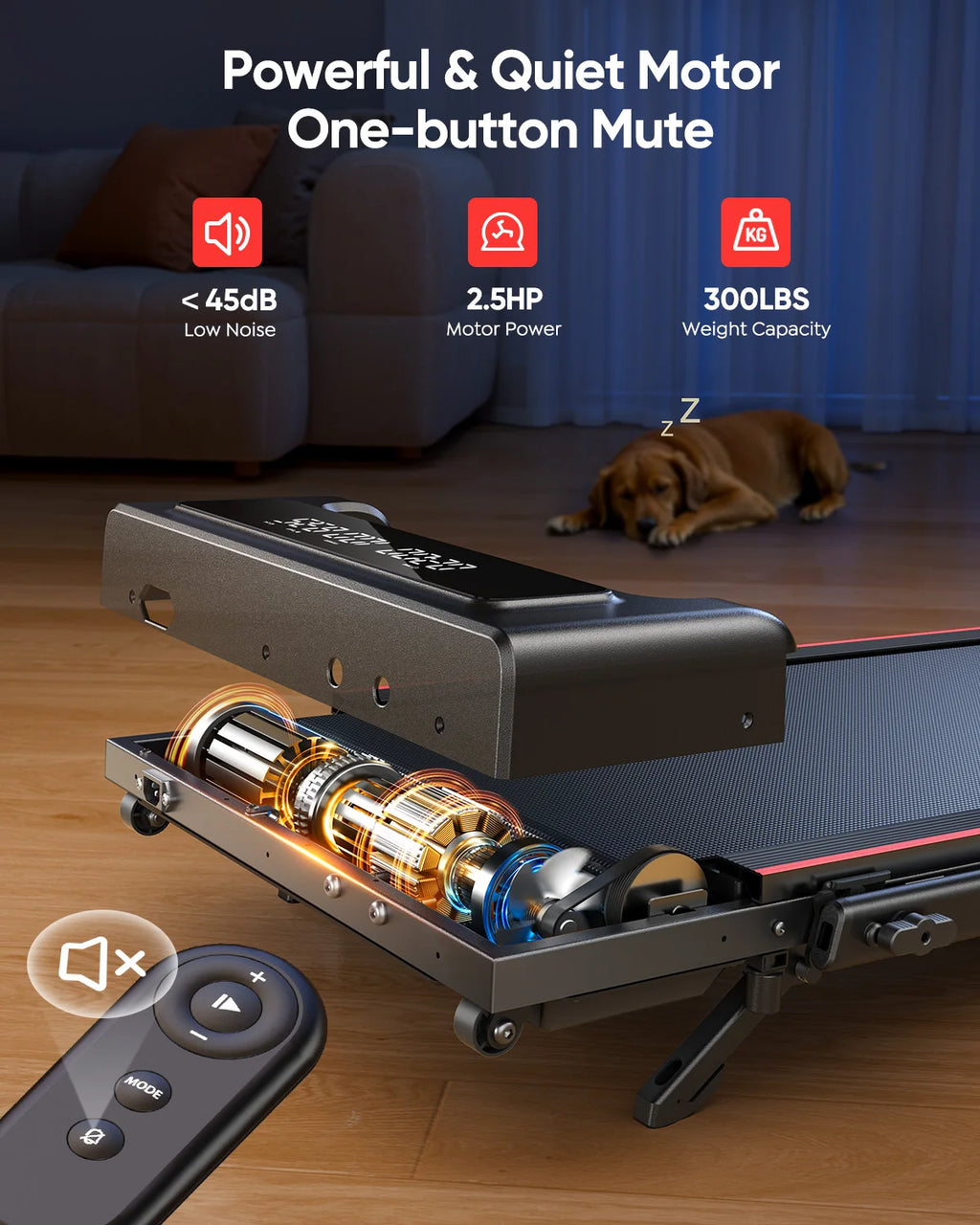 Toputure 4-in-1 Treadmill – 12 km/h, 9% Incline, Foldable, 2.5 HP, Remote Control, Dual LED Display, Space-Saving – For Home