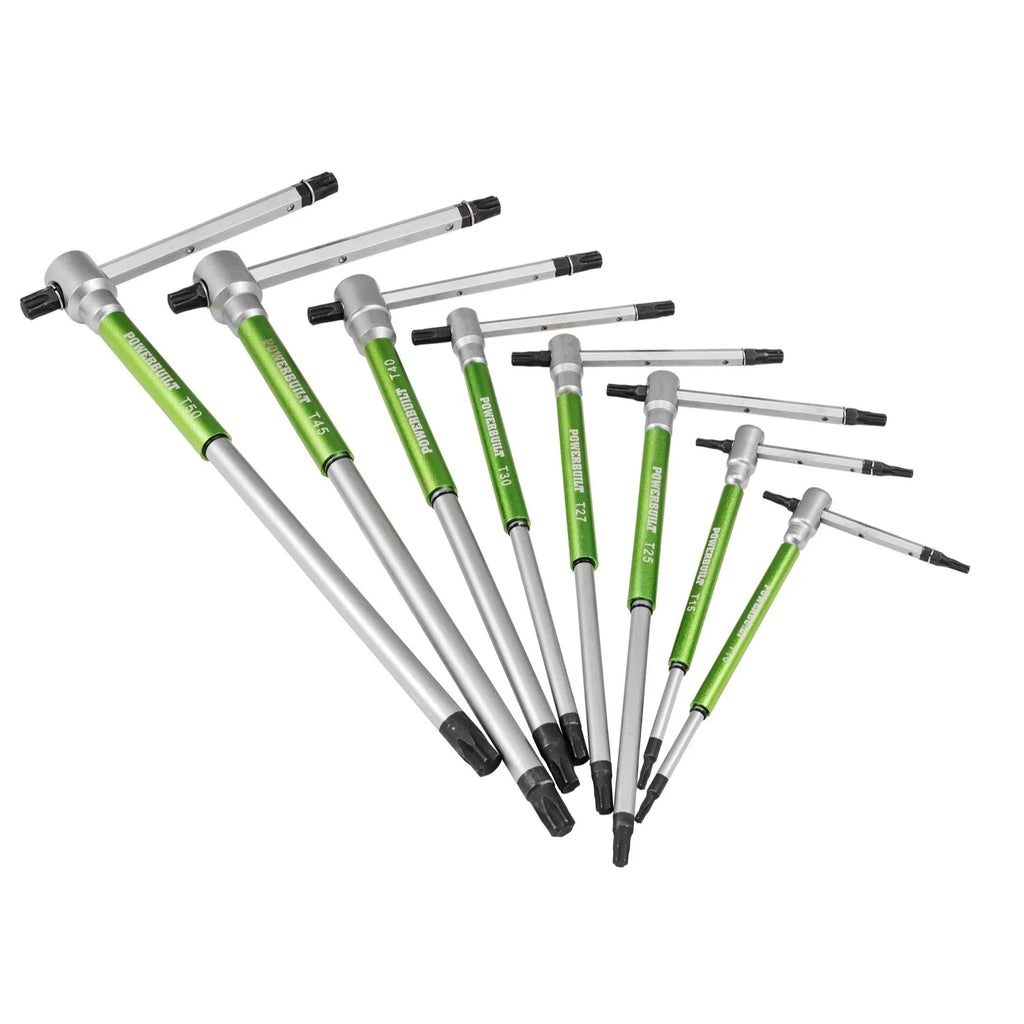 Hand Tool Sets9 Piece T Handle Torx Key Wrench Set for Precision Repair and Maintenance Tools High Quality Durable Hex Bit